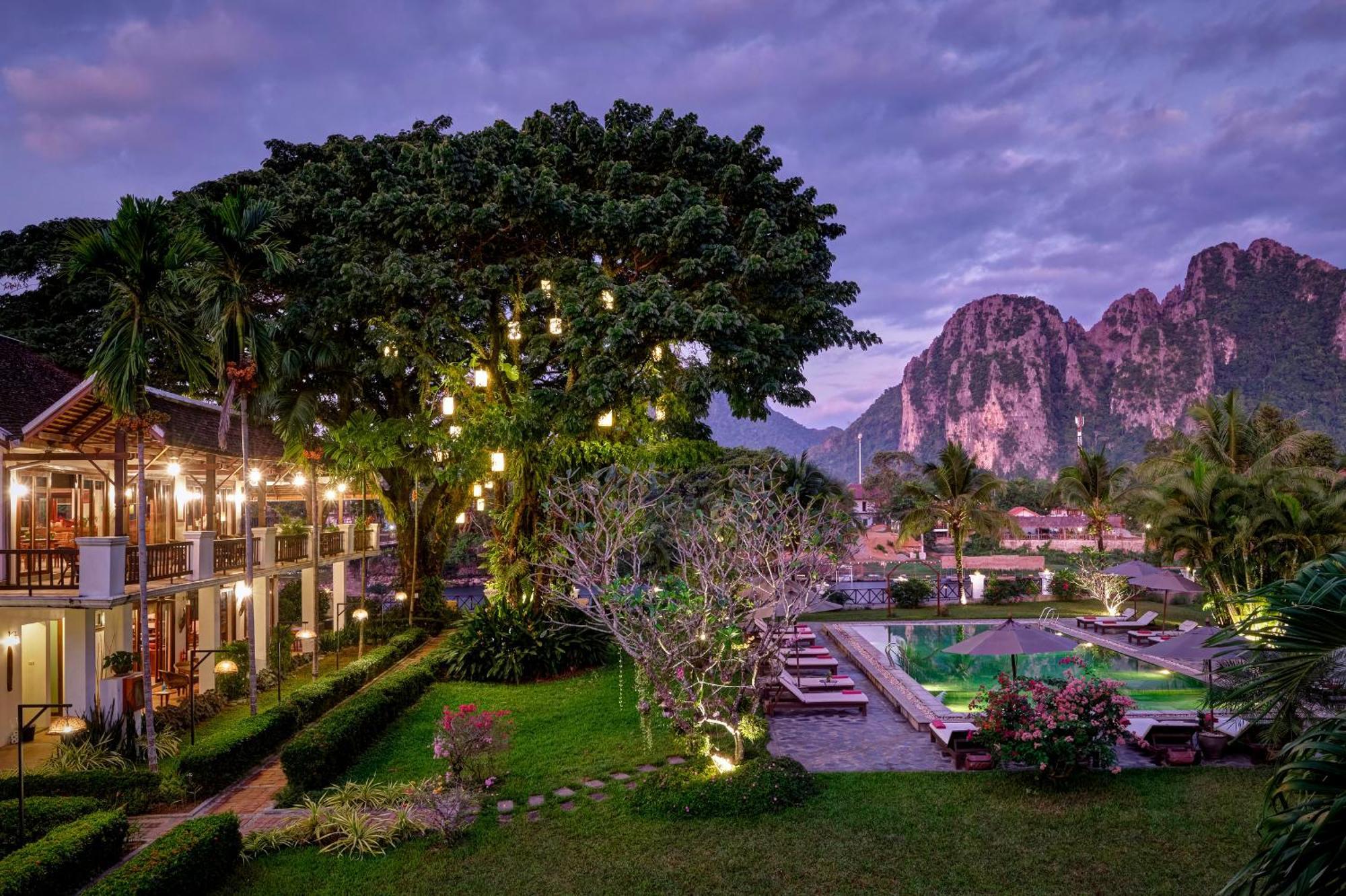 Riverside Boutique Resort, Vang Vieng Zewnętrze zdjęcie