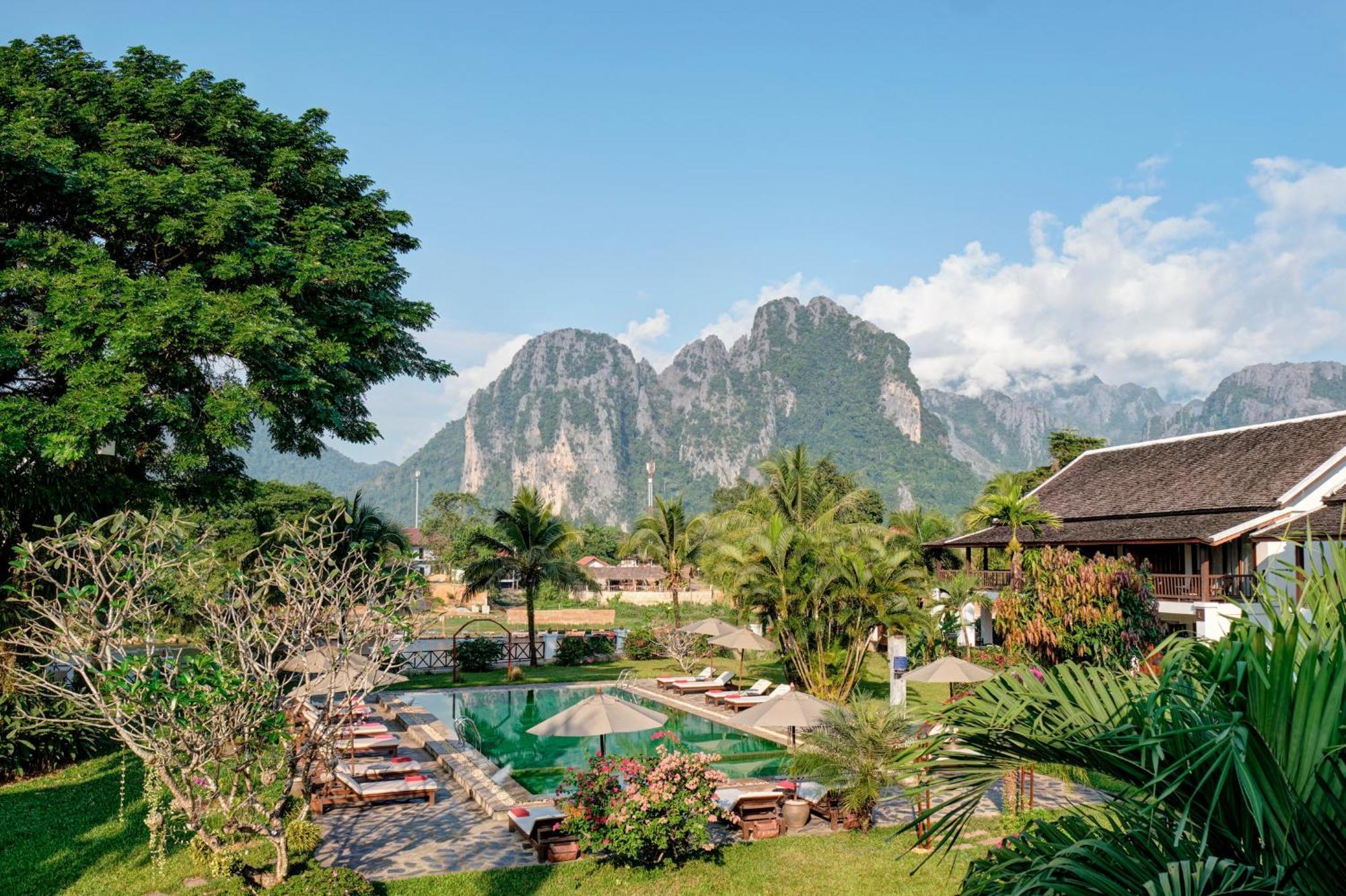 Riverside Boutique Resort, Vang Vieng Zewnętrze zdjęcie