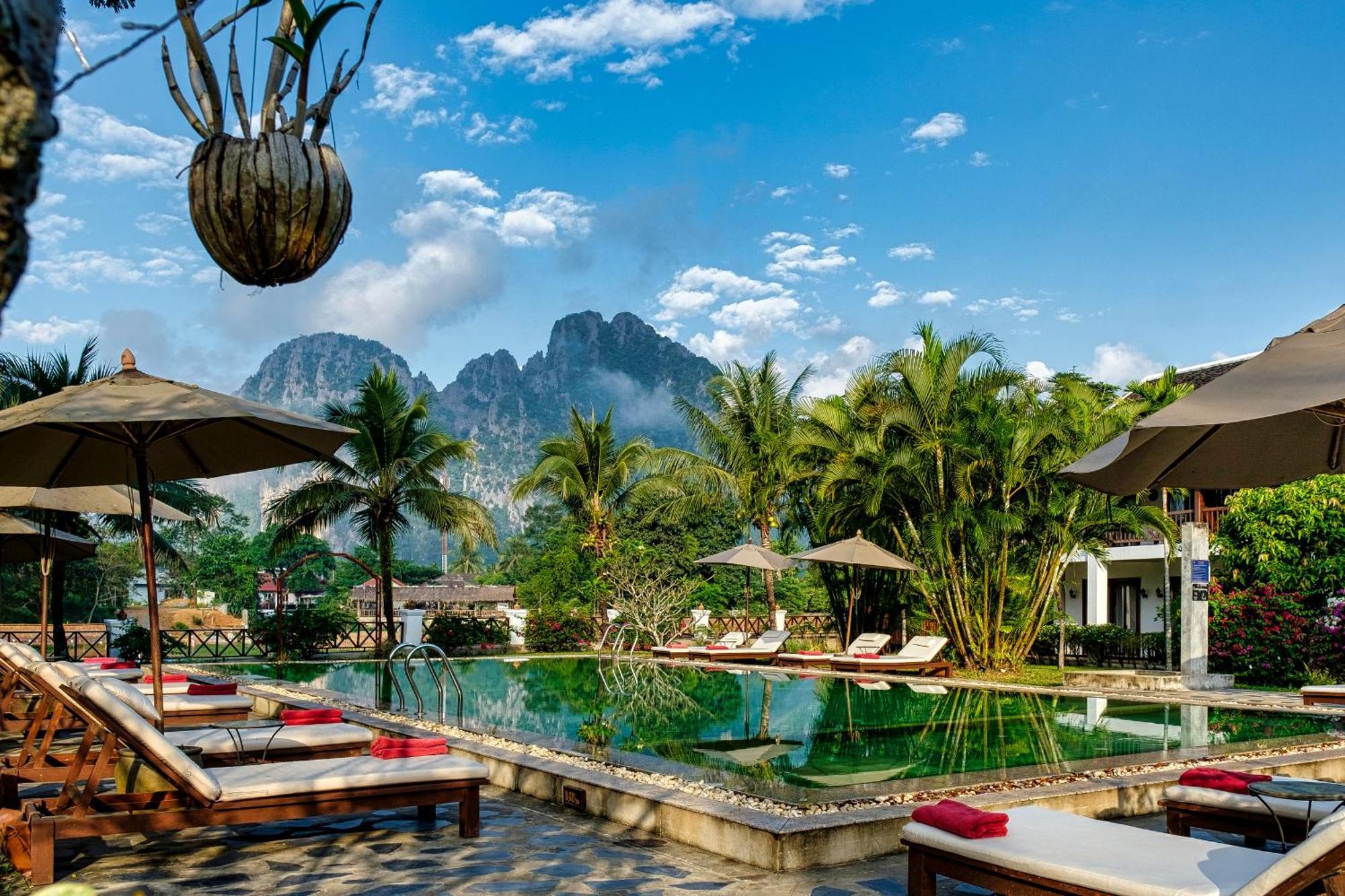 Riverside Boutique Resort, Vang Vieng Zewnętrze zdjęcie