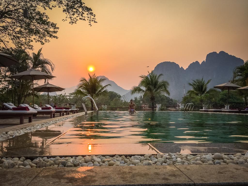 Riverside Boutique Resort, Vang Vieng Zewnętrze zdjęcie