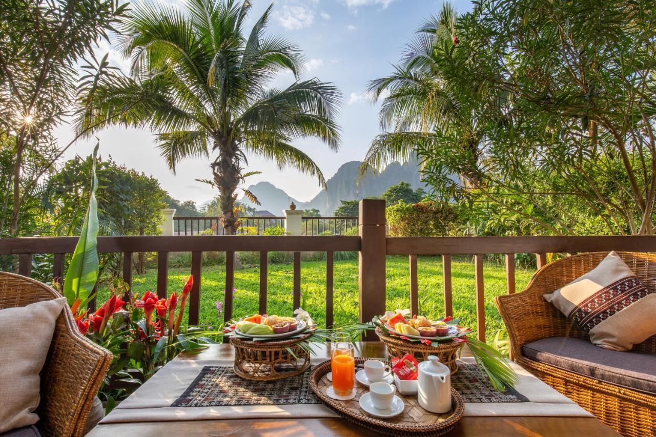 Riverside Boutique Resort, Vang Vieng Zewnętrze zdjęcie